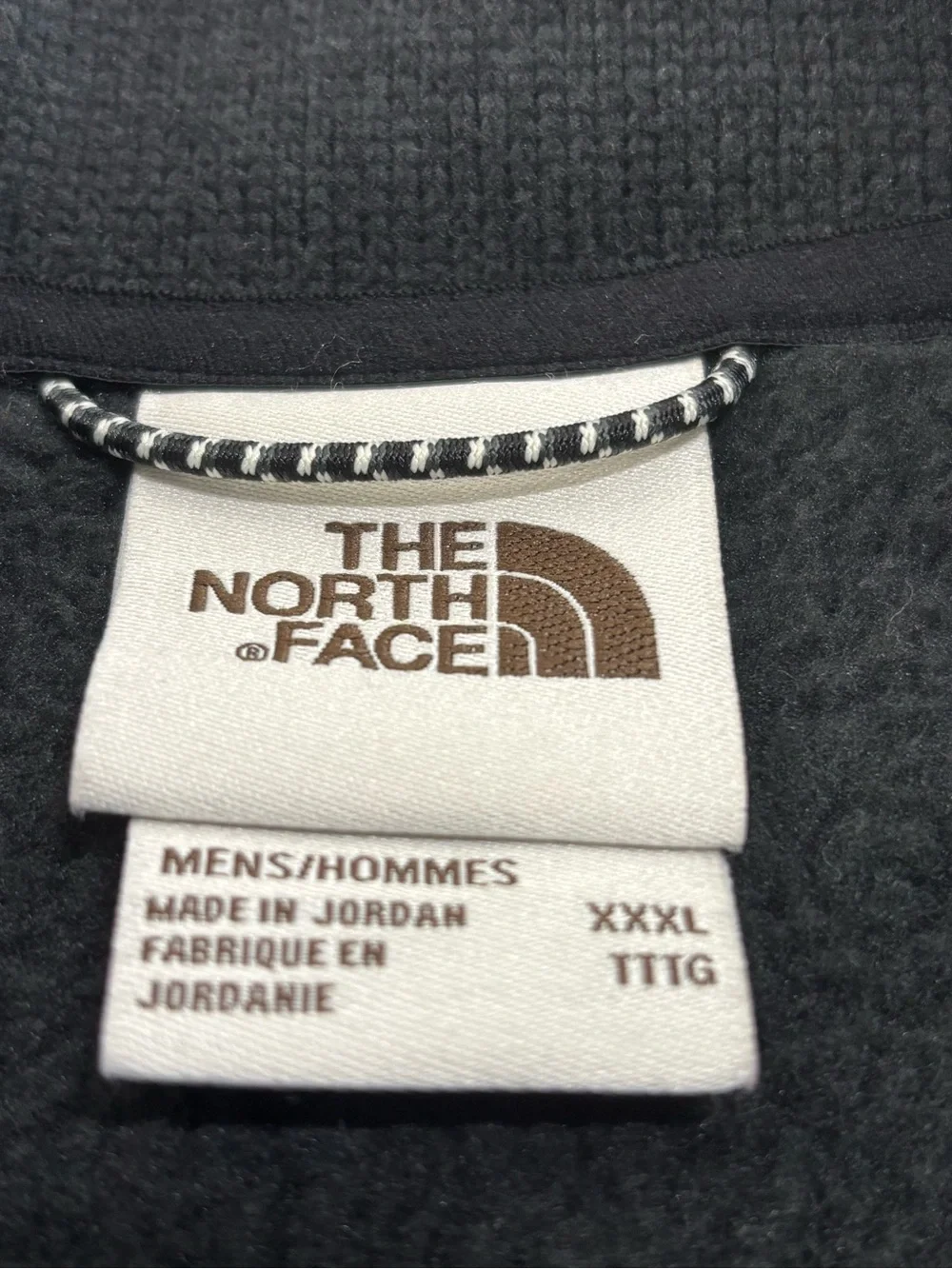 The North Face Gordon Lyons Men’s 3XL Fleece Jacket Full Zip Black Gorp Outdoors